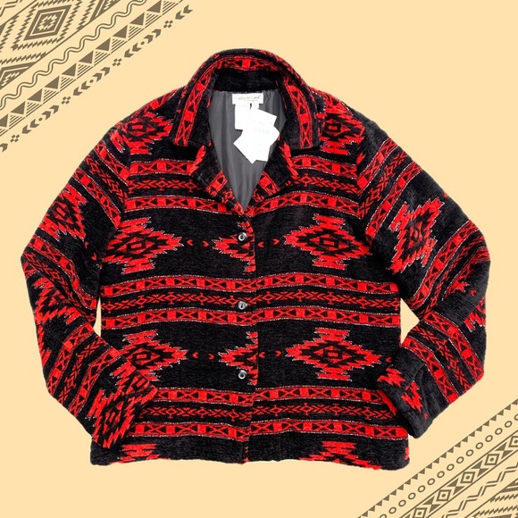 Deadstock Vintage Cold Water Creek Cardigan Coat Sweater jacket Womens Large - Picture 9 of 9